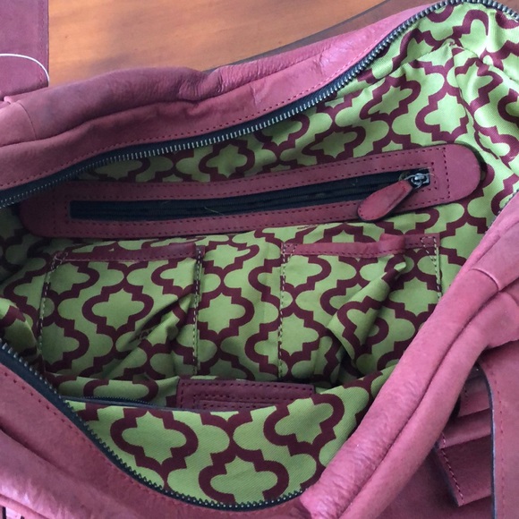 Dr. YANY burgundy shoulder bag - Picture 6 of 14